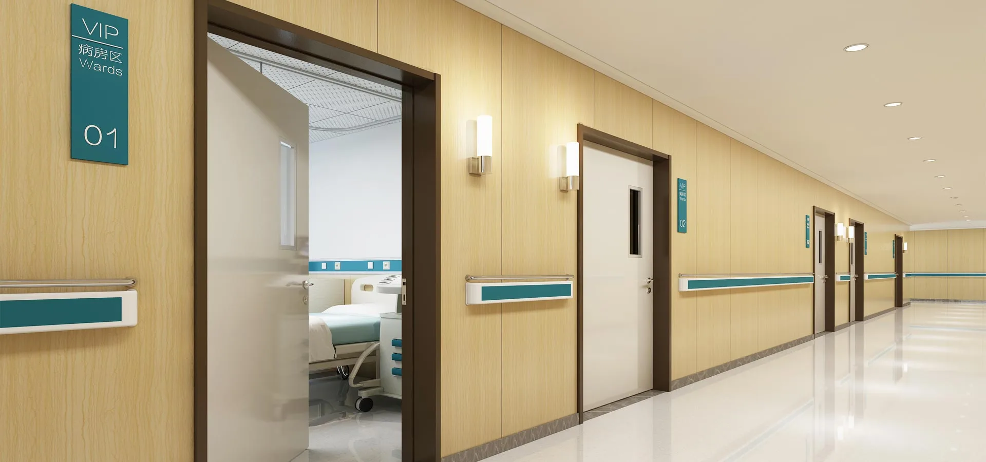 Fornitore di soluzioni integrate per sistemi di porte ospedaliere