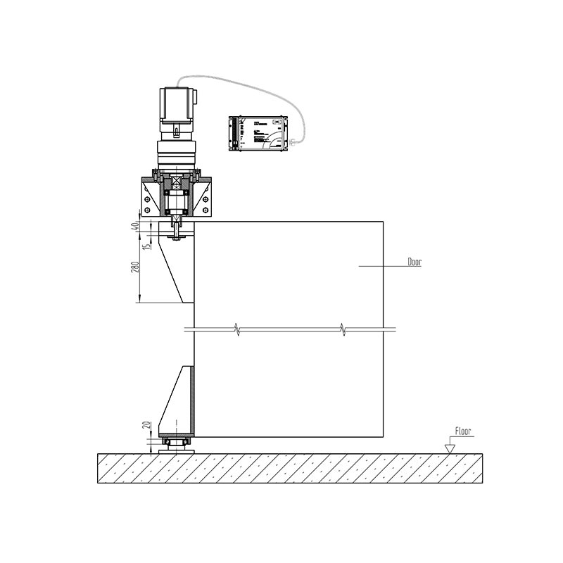Operatore oscillante automatico da 3000 kg