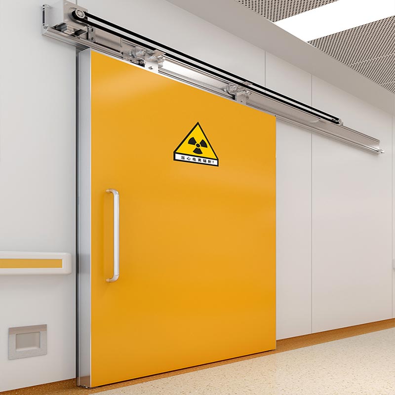 Porta scorrevole automatica con schermatura resistente ai raggi X Porta scorrevole automatica con schermatura resistente ai raggi X